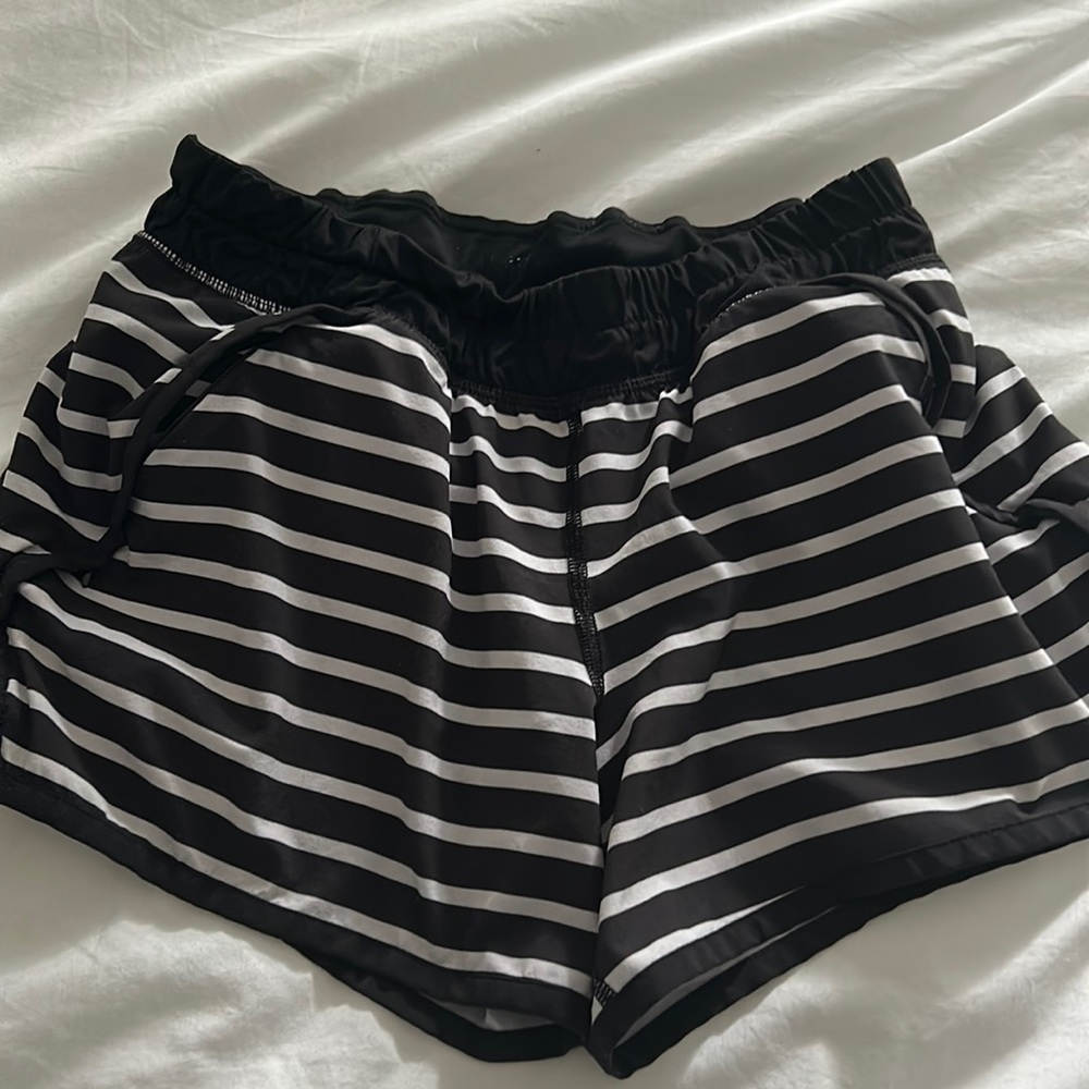 Size 12 black and white Ivivva shorts